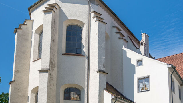 Franziskanerkirche in Überlingen von außen